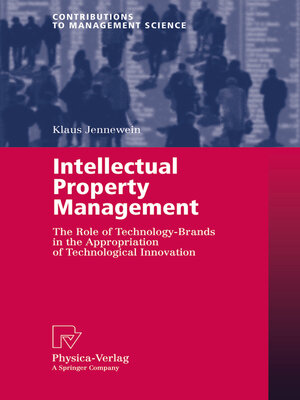 cover image of Intellectual Property Management